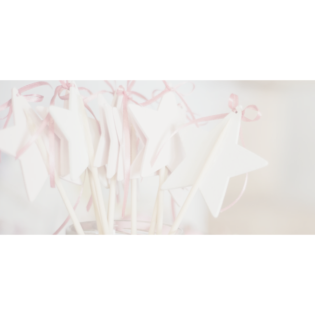 Baby shower decorations - Jolie Fete UK party supplies - Star toppers