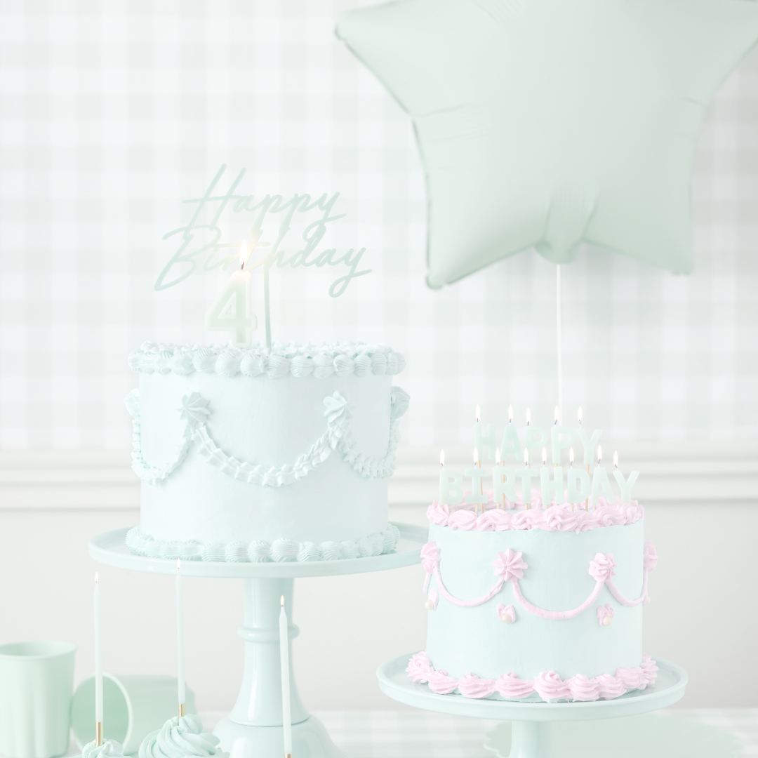 Light green birthday party supplies - Jolie Fete UK
