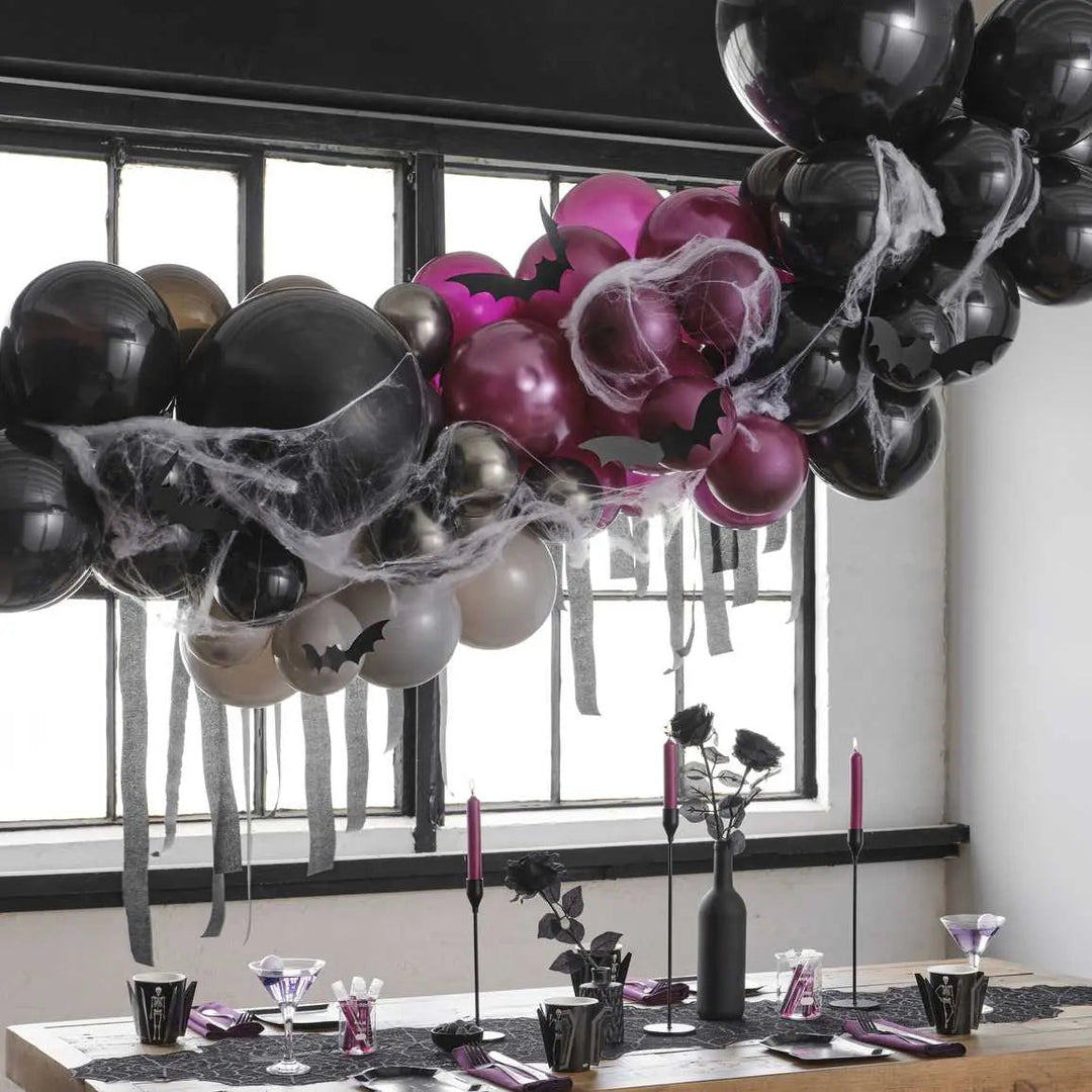 Halloween party table setting
