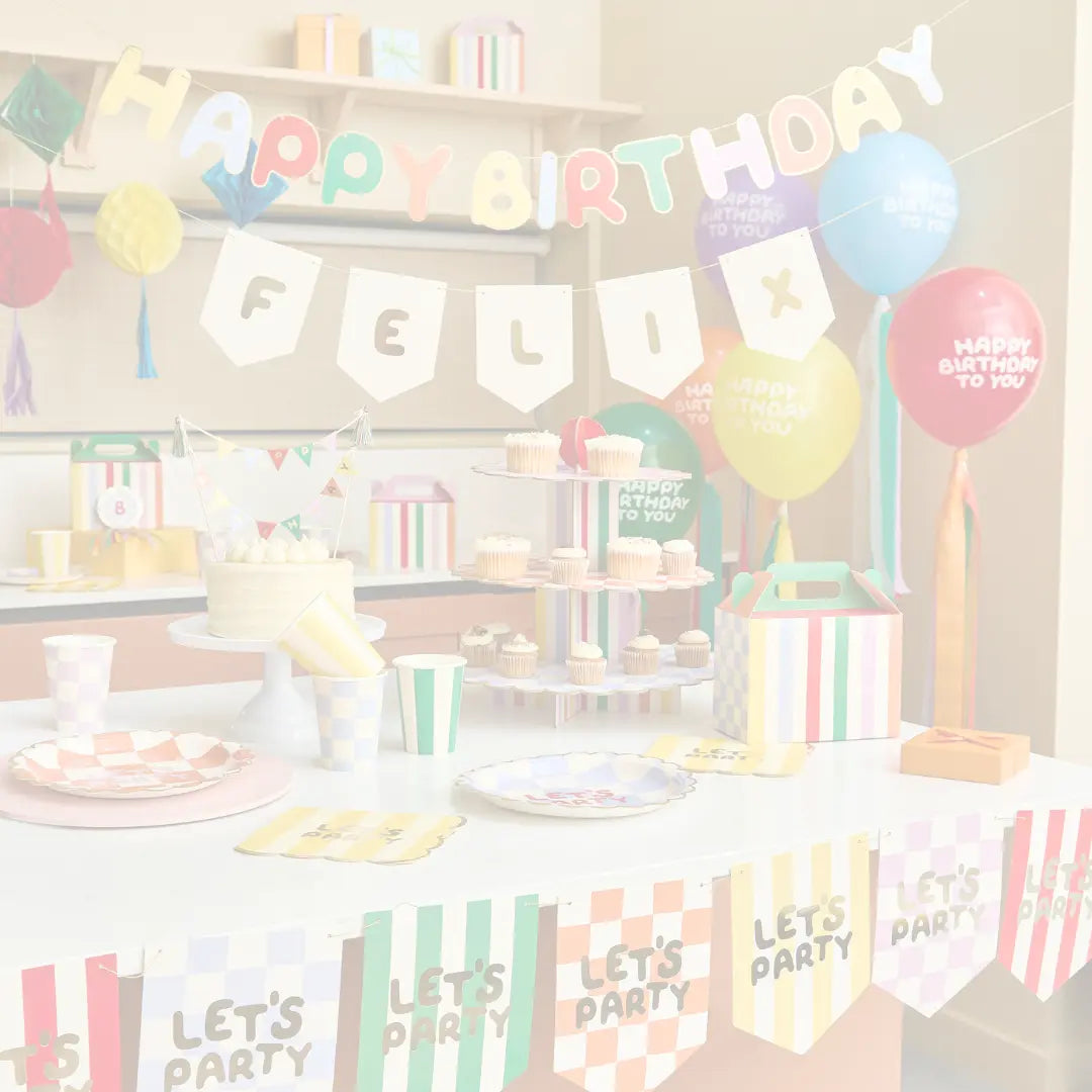 Playful Brights Children’s Party Supplies Jolie Fête UK - Party Supplies & Gifts