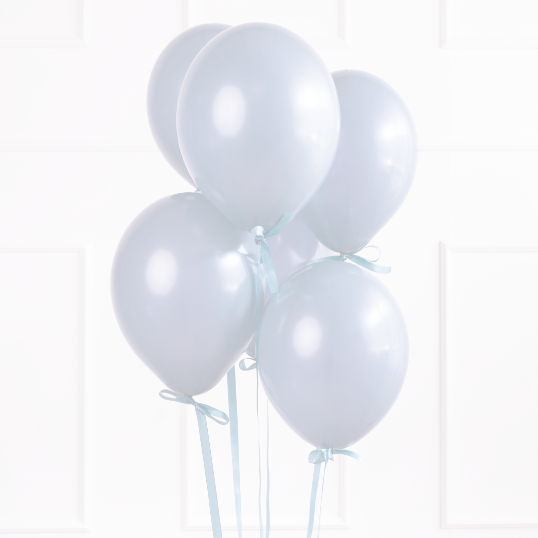 Blue balloons