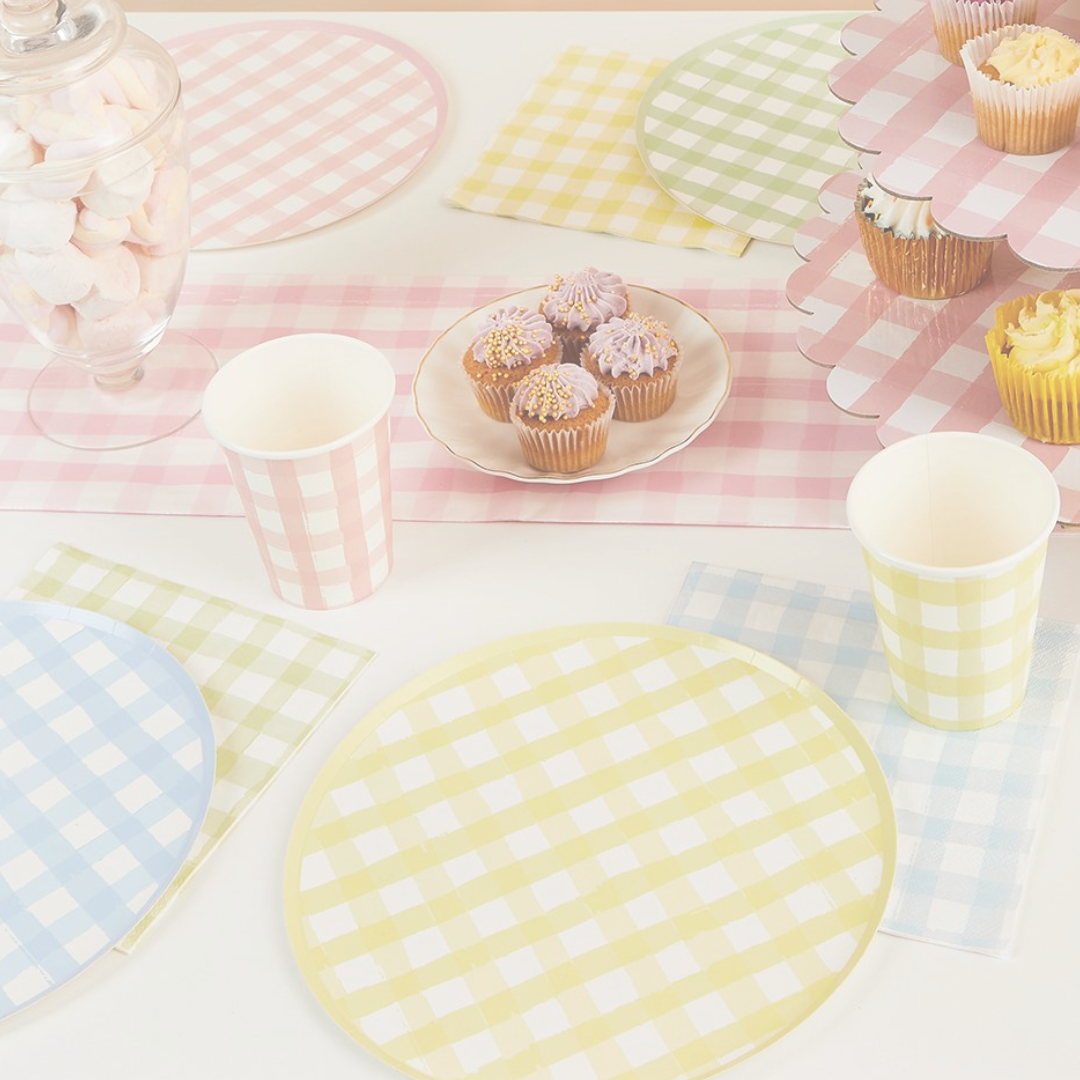 Pastel Gingham Picnic & Garden Party Collection