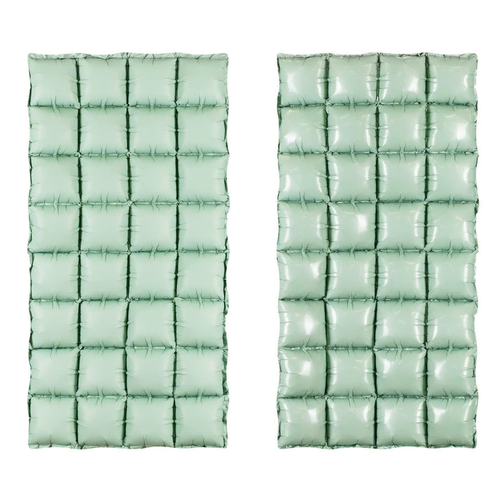 1 x Pastel Green Balloon Curtain - Large Double Sided Waffle Balloon - Balloon Wall Decor - Light Green Birthday Party Decor - Jolie Fete UK