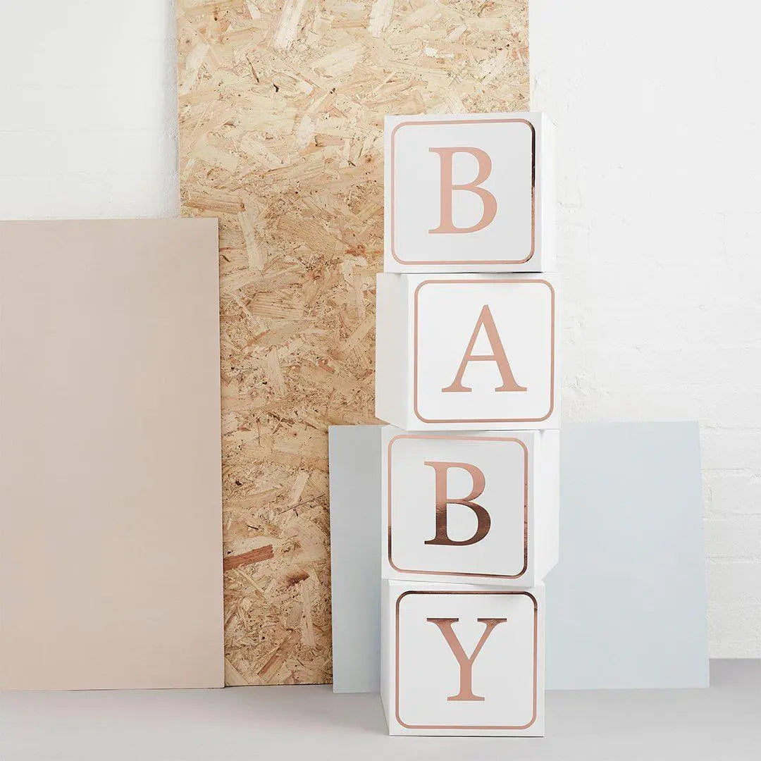 Baby Shower Photo Props - Hello Little One - Rose Gold Photo Booth Props - Gender Neutral Party Accessories - New Baby Keepsake - Pack Of 10 - Jolie Fete UK