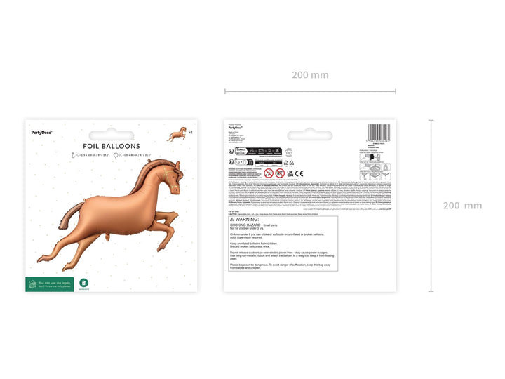 Happy Birthday Banner - Brown & Gold Felt Party Garland - Horse Party Bunting - Birthday Party Decorations - High Quality Reusable Decor -3m - Jolie Fete UK