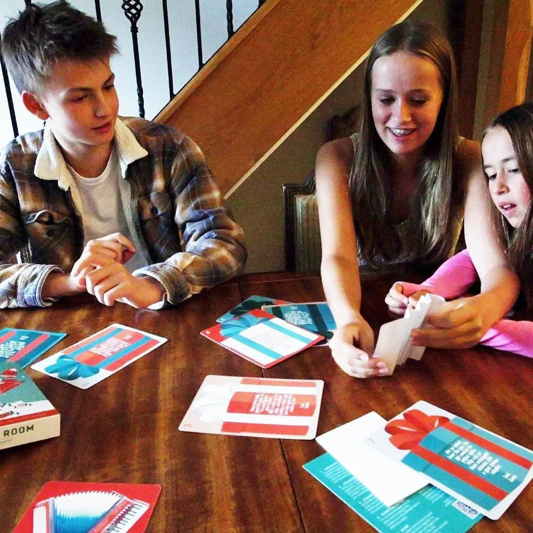 Family Escape Room Game - Christmas Family Games - Christmas Party Game - After Dinner Game - Small Games - 10 Puzzles - 45 Minutes - Jolie Fete UK