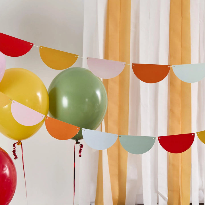 Circus Balloons - Circus Party Plain Colour Balloons - Circus Party Decorations - Carnival Funfair - Kids Birthday Party - 12" - Pack Of 5 - Jolie Fete UK