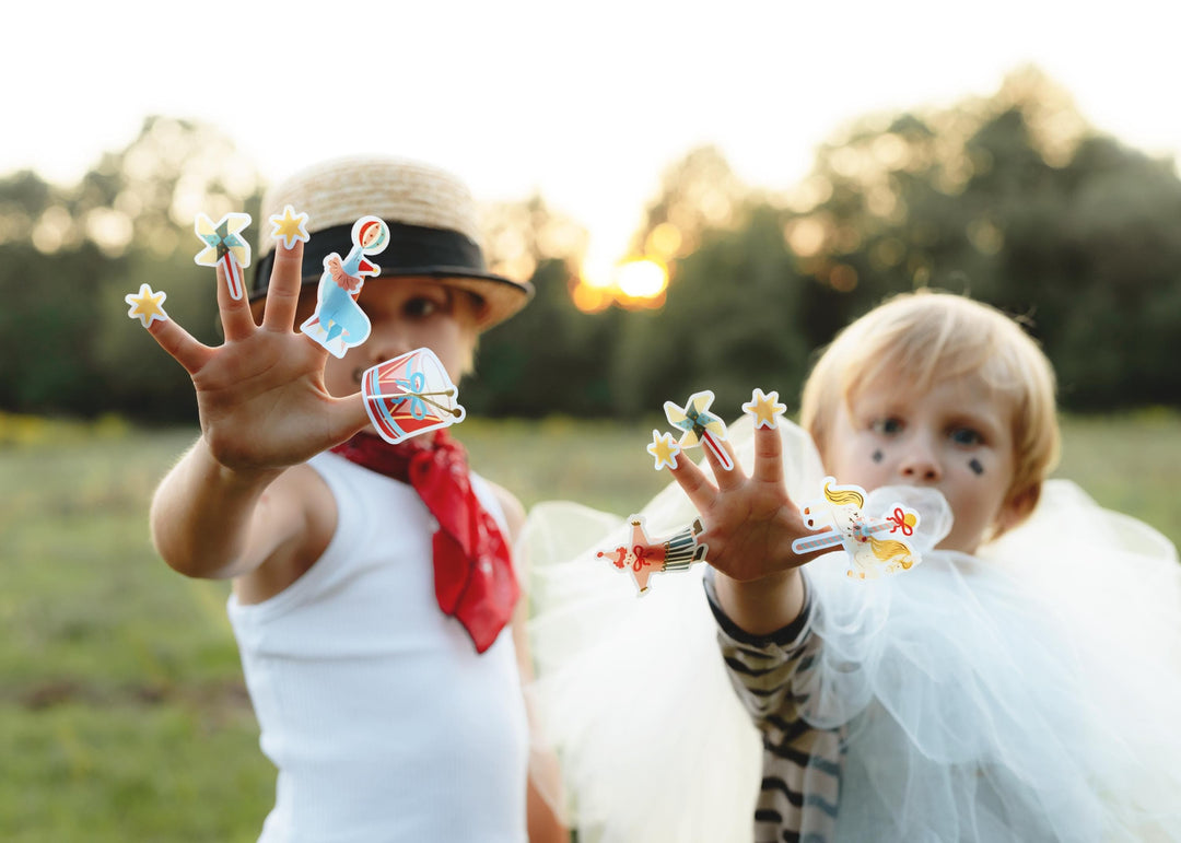 Circus Stickers - Carnival Party Supplies - Funfair Theme - Kids Birthday Party Supplies - Gift Wrap - Party Favours - Circus Entry Tickets - Jolie Fete UK