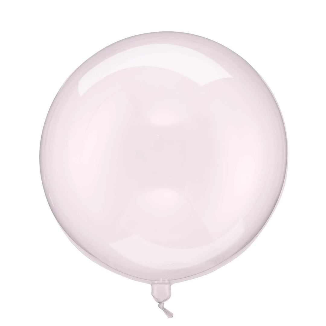 Clear Pink 16" Balloon - Transparent Bubble Balloon - Pink Sphere Balloon - Mermaid Party Balloons - Under The Sea Party Theme - Dive Into 5 - Jolie Fete UK