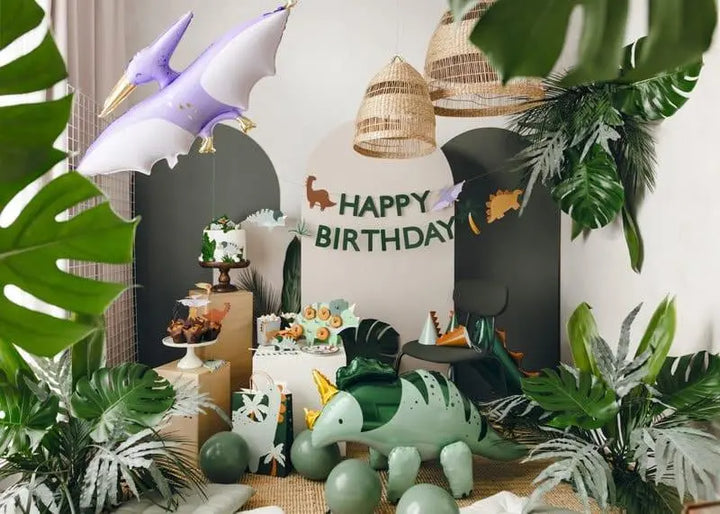 Dinosaur Party Paper Straws - Animal Party Straws - Kids Jurassic Dino Party Supplies - Cute Dinosaurs - Dinosaur Theme - Pack Of 6 - Jolie Fete