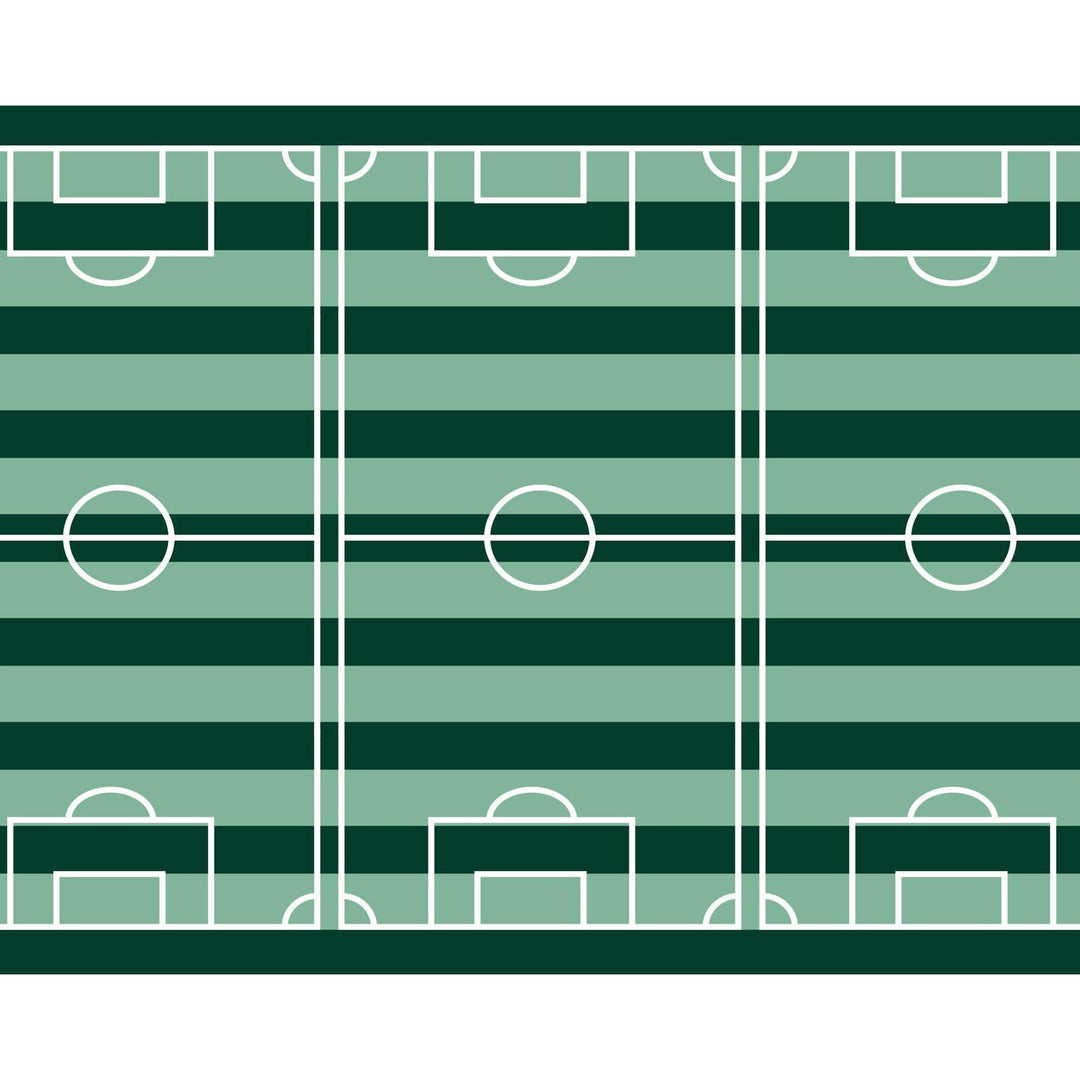 Football Pitch Disposable Tablecloth - Soccer Field Table Cover - Match Day Party Decorations - Kids Sports Birthday Tableware -120 x 180 cm - Jolie Fete UK