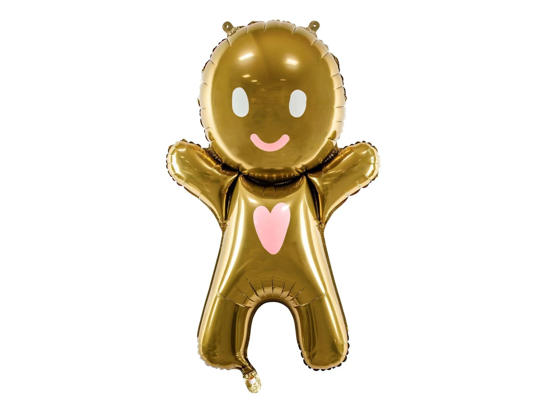 Gingerbread Man Balloon - Gingerbread Man Christmas Balloon - Kids Christmas Balloon - Candy Party Balloon - Christmas Party Balloon - Jolie Fete UK