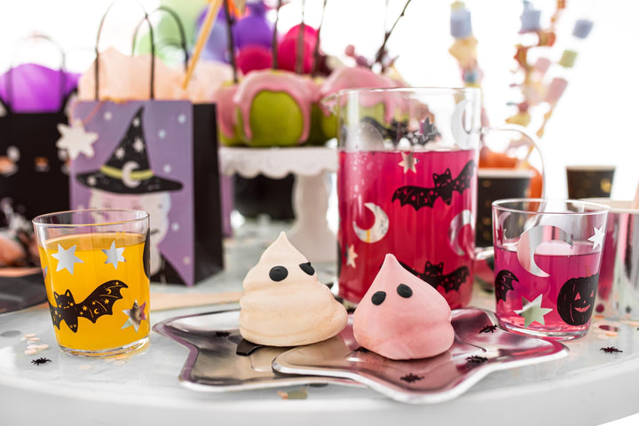 Halloween Stickers - Cute Halloween - Ghost - Pumpkin - Cat - Moon And Stars - Halloween Decorations - Halloween Kids Party-Pack Of 52 - Jolie Fete UK