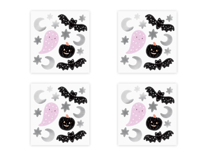Halloween Stickers - Cute Halloween - Ghost - Pumpkin - Cat - Moon And Stars - Halloween Decorations - Halloween Kids Party-Pack Of 52 - Jolie Fete UK
