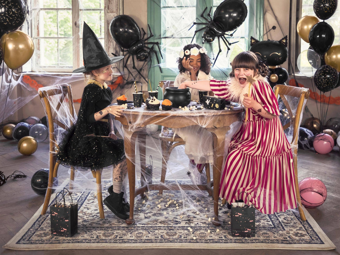 Halloween Temporary Tattoos - Kids Halloween Tattoos - Kids Halloween Party - Cute Halloween - Halloween Dress Up - Skull Tattoo - Pumpkin - Jolie Fete UK