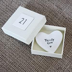Heart Dish - 21 - Tiny Trinket Bowl East of India