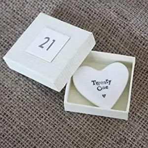 Heart Dish - 21 - Tiny Trinket Bowl East of India