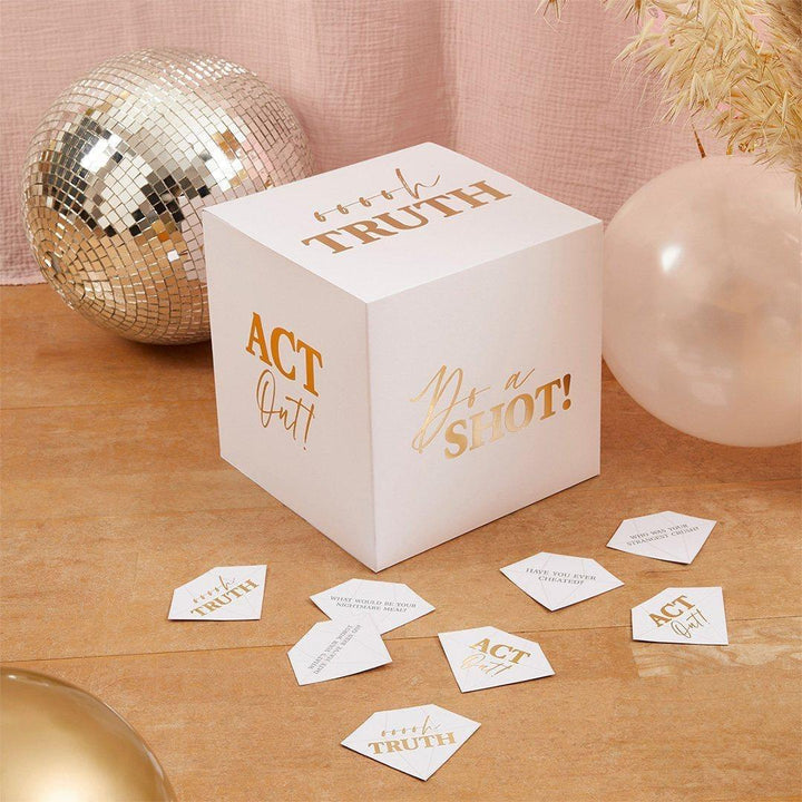 Hen Party Game Pack - Set of 4 Trivia Games -Icebreaker Hen Do Activities-Would She Rather, Never Have I Ever, Bride Stories-Bride Tribe Fun - Jolie Fete UK