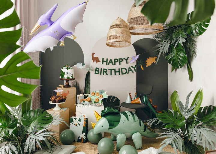 Dinosaur Cake Candles - Animal Party Cake Decorations - Kids Jurassic Dino Party Supplies - Cute Dinosaurs - Dinosaur Theme Party -Pack Of 3 - Jolie Fete UK