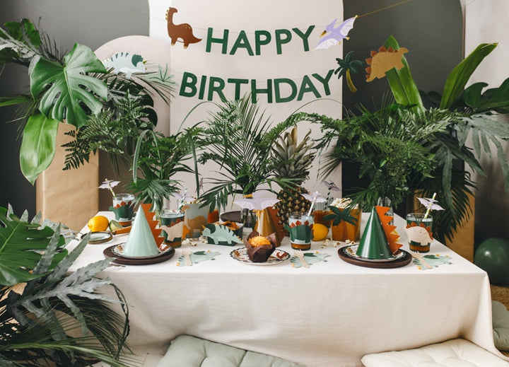 Dinosaur Cake Candles - Animal Party Cake Decorations - Kids Jurassic Dino Party Supplies - Cute Dinosaurs - Dinosaur Theme Party -Pack Of 3 - Jolie Fete UK