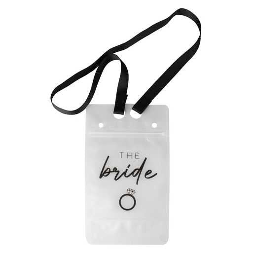 The Bride Hen Party Drink Pouch With Straw & Lanyard - Bride to be Cup - Future Bride Cup - Bride to be Gift - Gift for the Bride -Hen Party - Jolie Fete UK