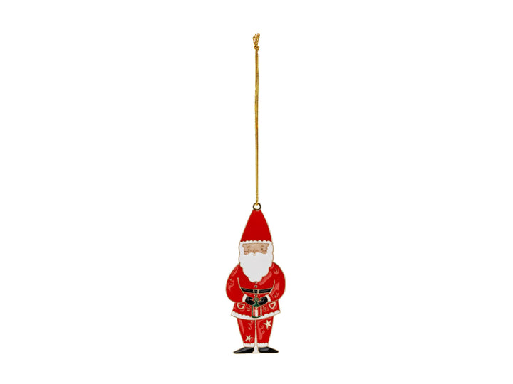 Santa Christmas Decoration - Metal Hanging Santa Ornament - Father Christmas Tree Decoration - Xmas Tree Decor- Individual Tree Decoration - Jolie Fete UK