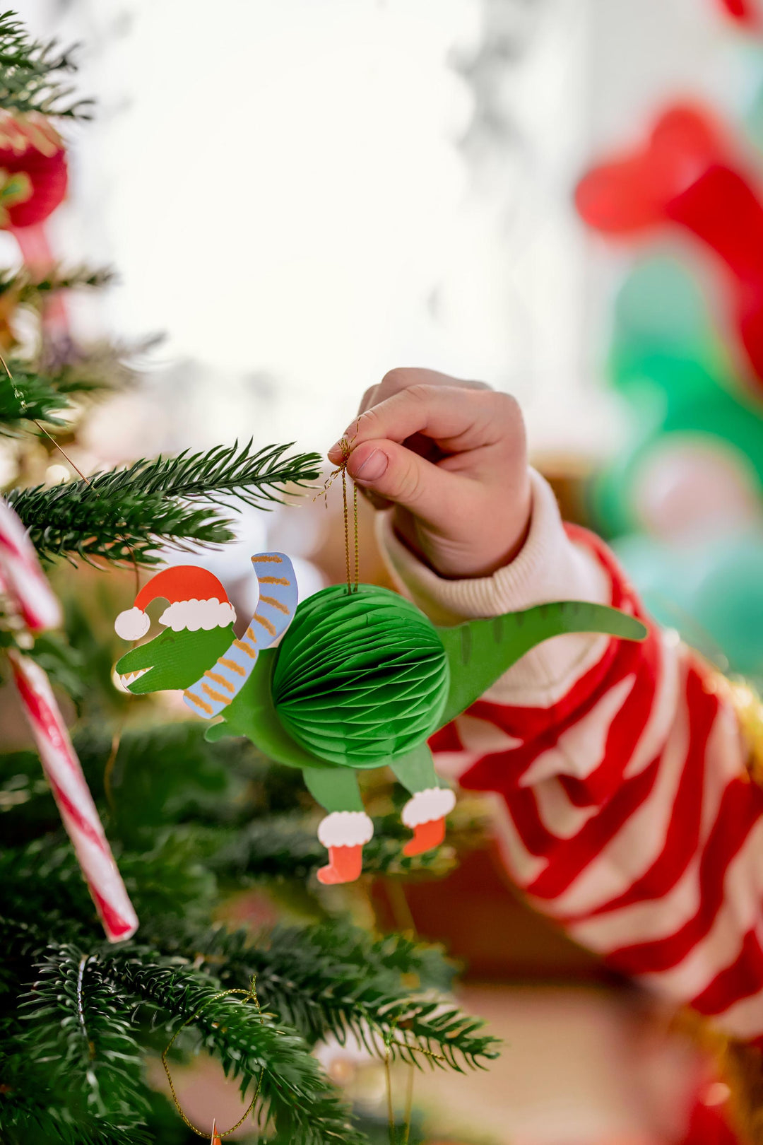 Christmas Tree Honeycomb Decorations - Paper Christmas Tree Decor - Christmas Ornaments - Kids Christmas Decorations - Xmas Tree Decor - Jolie Fete UK