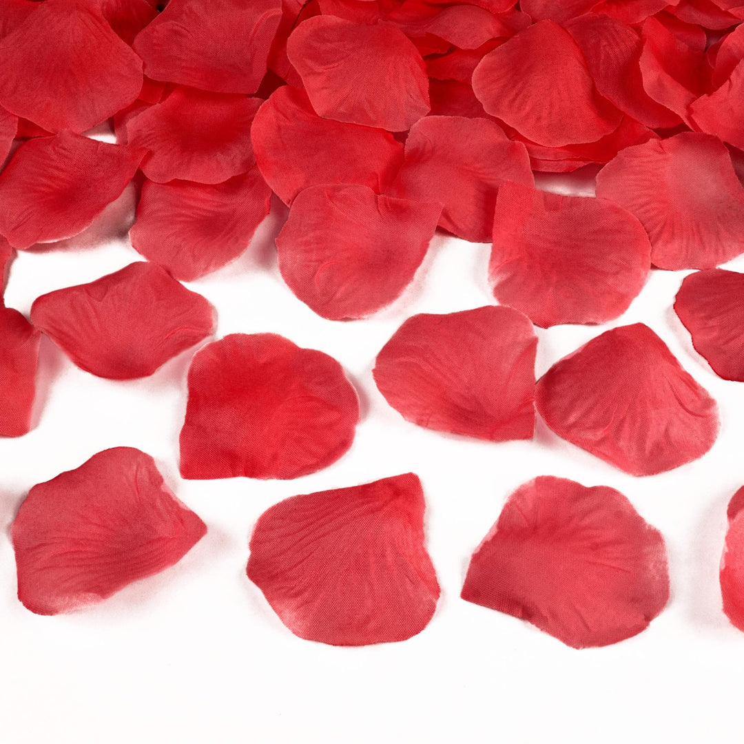 Red Rose Petals - Bag Of Red Rose Petals - Valentine's Day Party - Wedding Decor - Hen Party Decor - Date Night - 100 Pieces - Jolie Fete UK