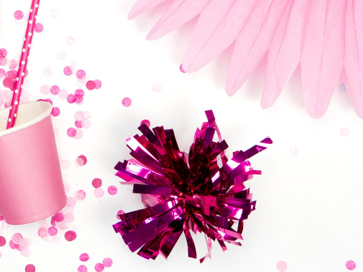 Pink Balloon Weight - Dark Pink Metallic Balloon Weight - 160g - Other Colours Available - Jolie Fete UK
