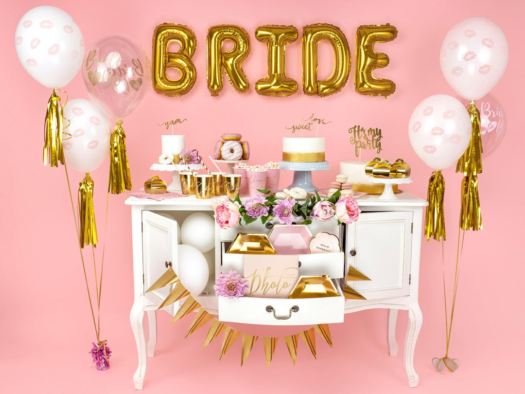Pink Balloon Weight - Light Pink Metallic Balloon Weight - 160g - Other Colours Available - Jolie Fete UK