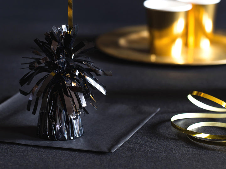Black Balloon Weight - Black Metallic Balloon Weight - 160g - Other Colours Available - Jolie Fete UK