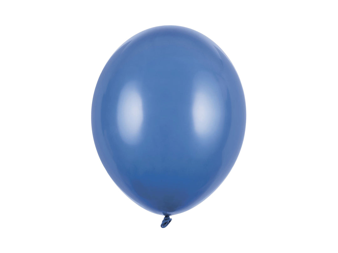 Pastel Navy Blue 12" Strong Round Latex Balloons - Dark Blue Colour - Matt Finish - Birthday Party Balloons -Baby Shower Balloons-Pack Of 10 - Jolie Fete UK