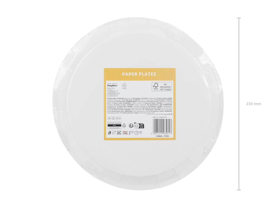 Horse Paper Plates - Horse Party Paper Plates - Birthday Party Decorations - Disposable Tableware - Western Party Theme-Farm Party-Pack Of 6 - Jolie Fete UK