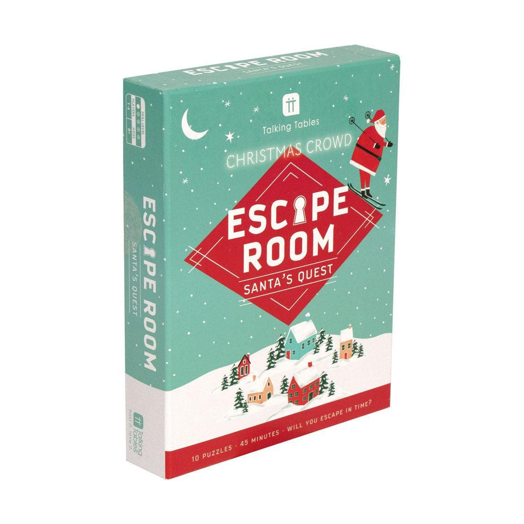 Family Escape Room Game - Christmas Family Games - Christmas Party Game - After Dinner Game - Small Games - 10 Puzzles - 45 Minutes - Jolie Fete UK