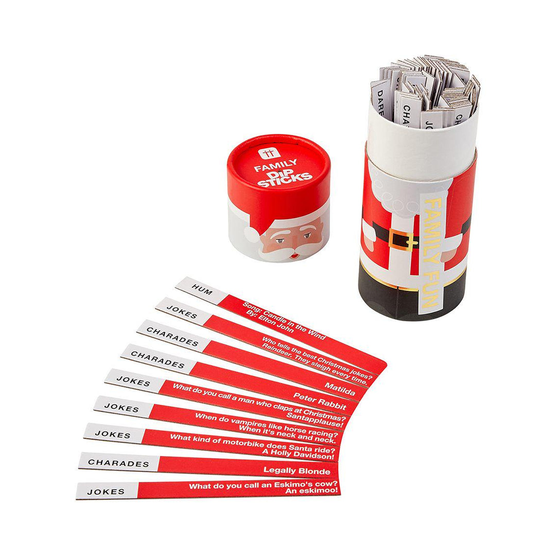Christmas Santa Family Games - Charades - Hum That Tune - Jokes - Dares - Christmas Party Game - Family Games Night - Stocking Filler - Jolie Fete UK