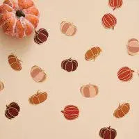 Halloween Pumpkin Table Scatter Gold Foil Confetti - Spooky Party Table Decoration - Halloween Tableware Scatter - Confetti scatters - Jolie Fete UK