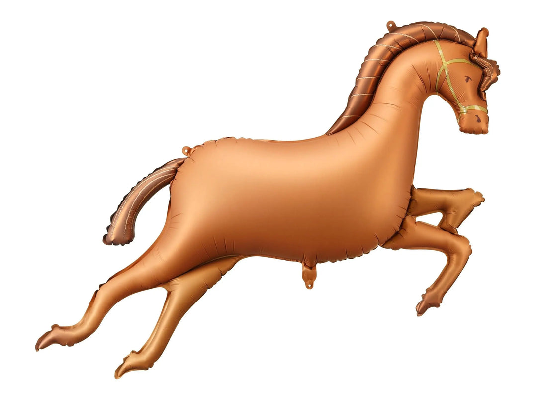 Large Horse Balloon - Brown Jumping Horse Foil Balloon - Horse Party - Birthday Party Decorations - Western Party Theme - Farm Party - Jolie Fete UK