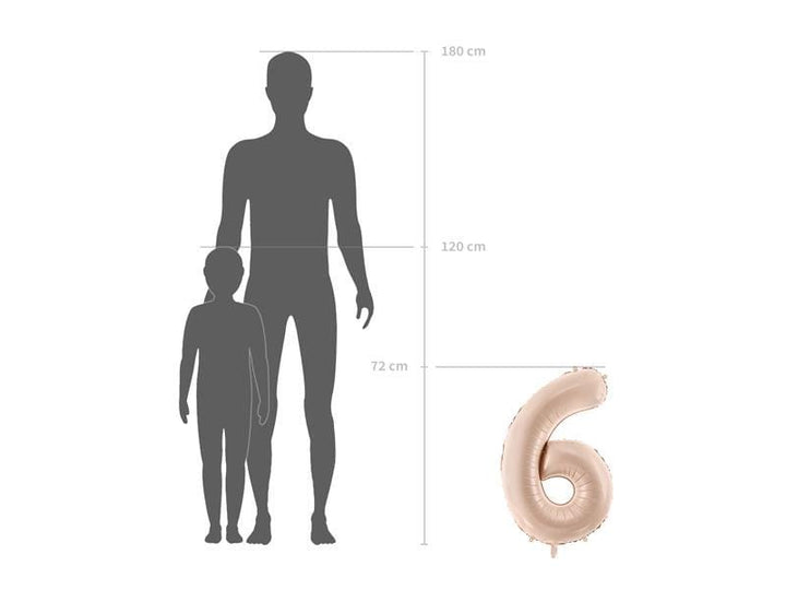 Gold Number 4 Balloon - Large Gold Foil 4 balloon - Birthday Balloon - Party Decorations - 72cm Balloon - 30" Balloon - Jolie Fete UK