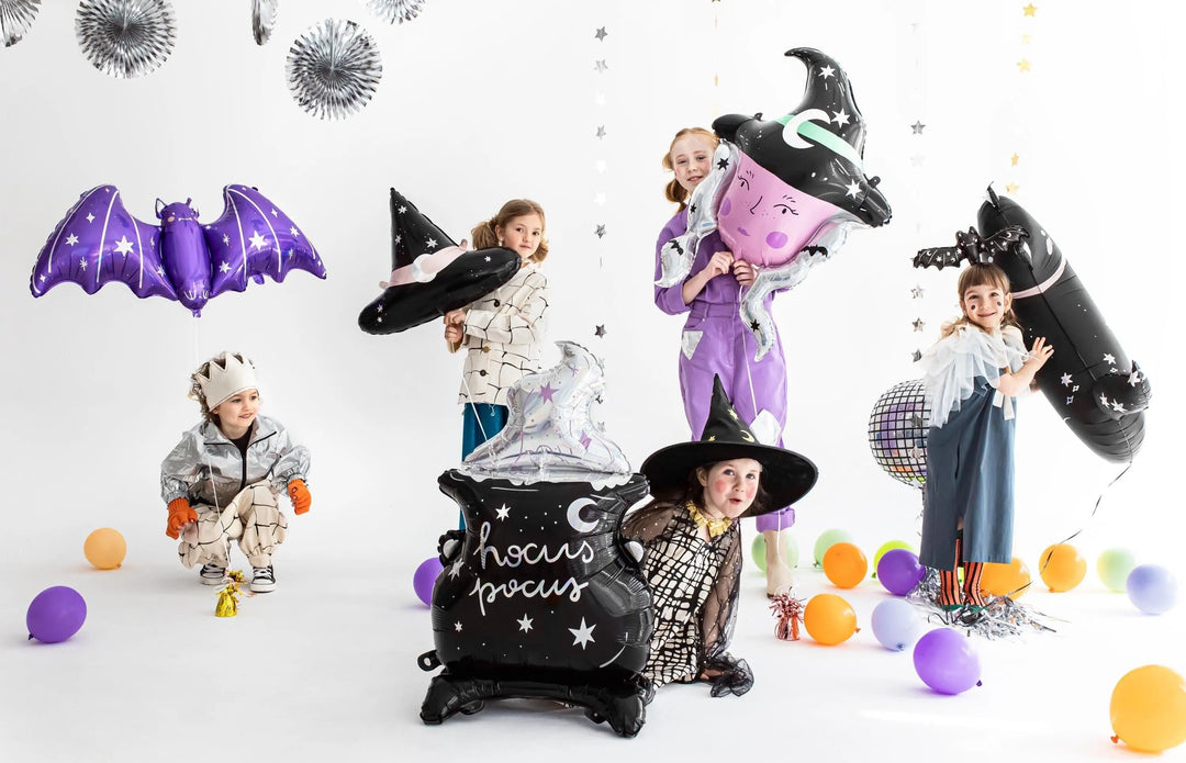 Large Witch Head Halloween Balloon - Witchcraft - Witch Balloon - Witches-Halloween Party Balloon-Halloween Decorations-Halloween Kids Party - Jolie Fete UK
