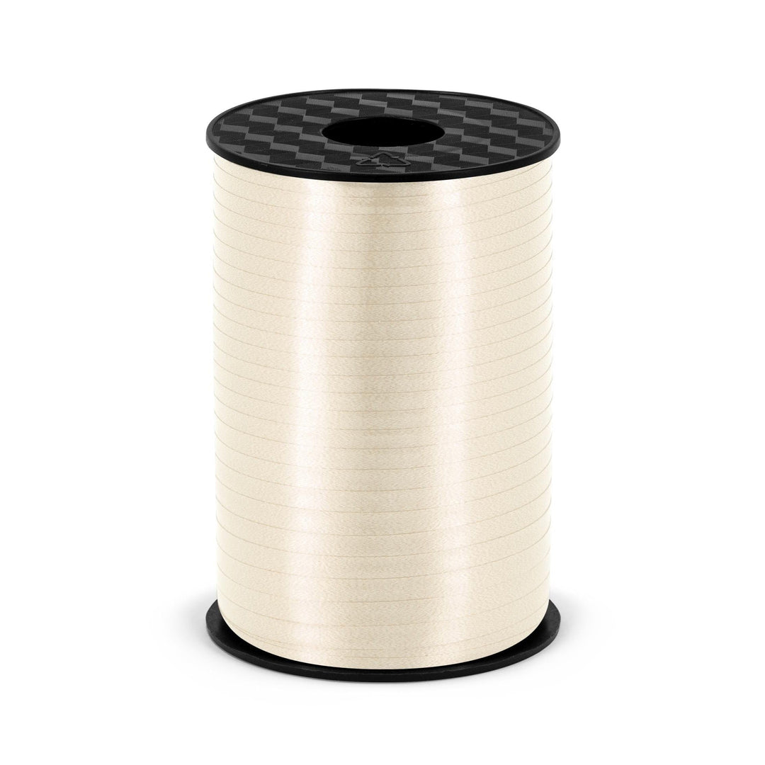 Light Cream Ribbon - Balloon Ribbon - Curling Ribbon - Gift Wrap Ribbon - 225m - Jolie Fete UK