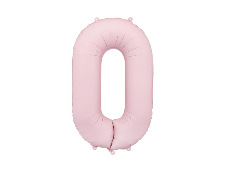 Light Pink Number 5 Balloon 86cm / 34" - Large Pastel Pink Foil Mylar Digit - 5th Birthday Decor - 50th - Anniversary Party Supplies - Jolie Fete UK