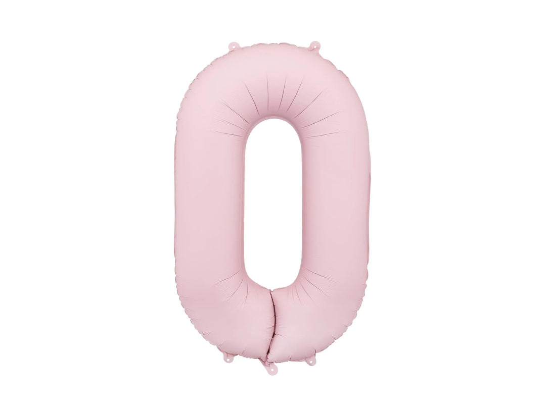 Light Pink Number 9 Balloon 86cm / 34" - Large Pastel Pink Foil Mylar Digit - 9th Birthday Decor - 90th - Anniversary Party Supplies - Jolie Fete UK