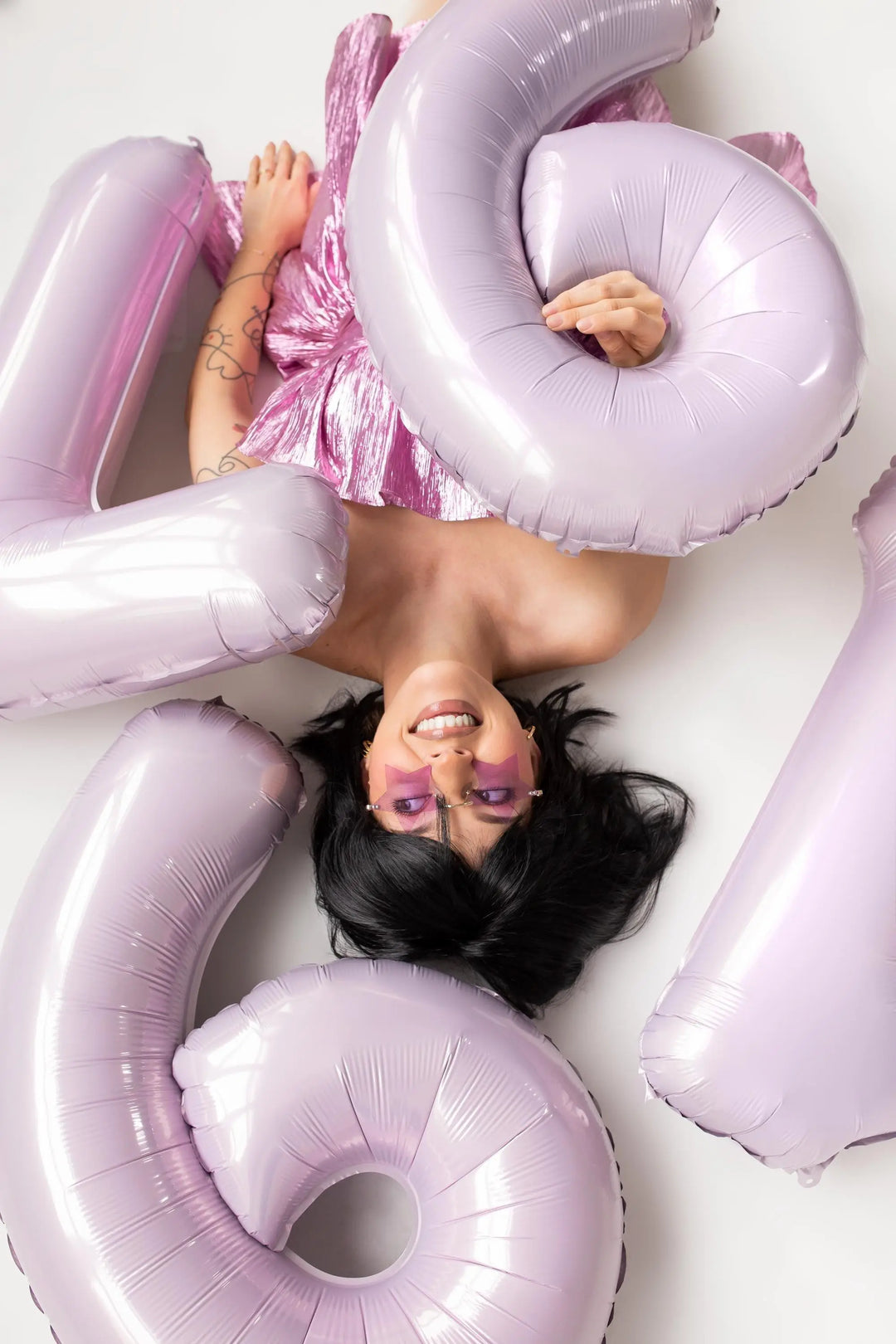 Lilac Number 9 Balloon 72cm / 30" - Large Pastel Purple Foil Mylar Digit - 9th Birthday Decor - 90th - Anniversary Party Supplies - Mermaid - Jolie Fete UK