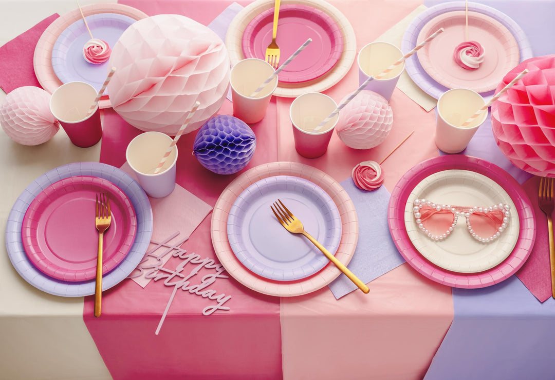 Lilac Paper Napkins - Light Pastel Lilac Dinner Napkins - Kids Birthday - Mermaid Party - Underwater Theme - Pack of 20 - Jolie Fete UK