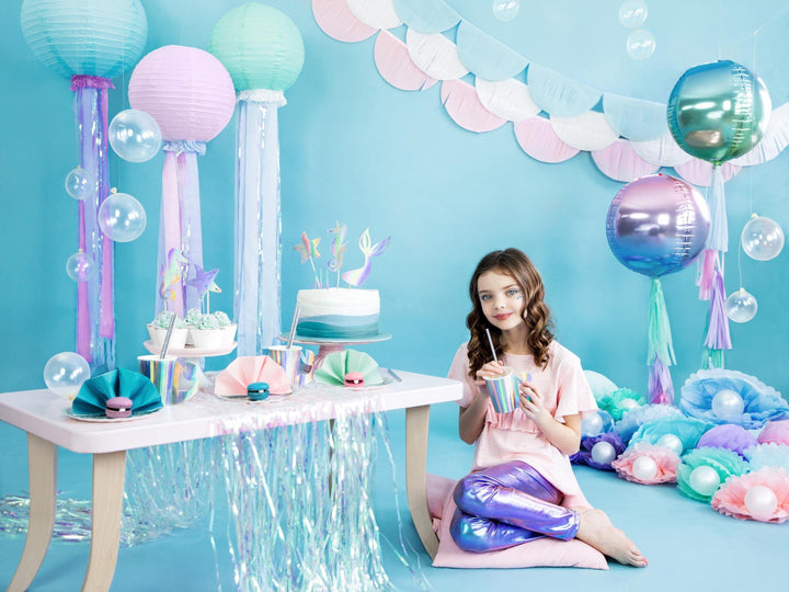 Mermaid Cake Toppers - Mermaid Theme - Under the Sea Party - Star Topper - Mermaid Tail - Seahorse - Kids Birthday Party - Pack Of 3 - Jolie Fete UK