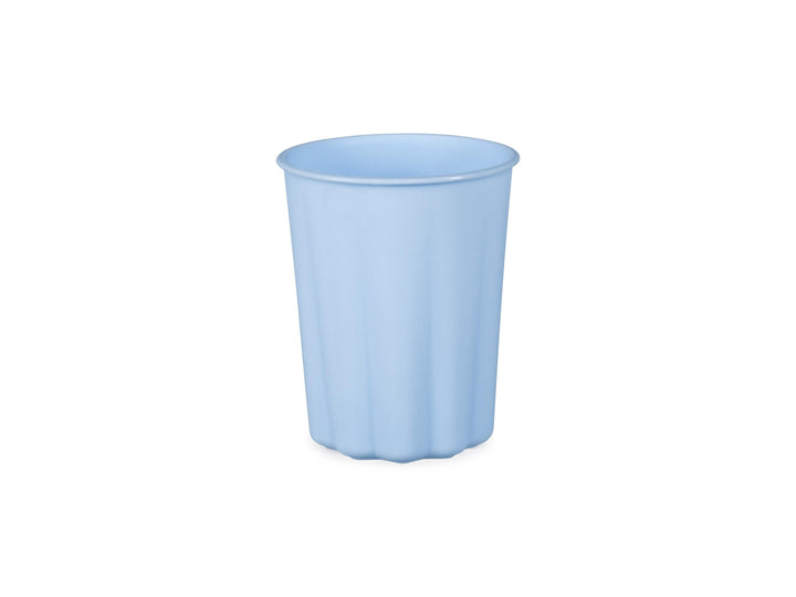 Pastel Blue Reusable Cups - Baby Blue Party Cups - Light Blue Birthday Party Decorations - Picnic Plastic Cups - Pack Of 4 - Jolie Fete UK