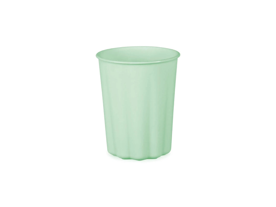 Pastel Green Reusable Cups - Mint Green Party Cups - Light Green Birthday Party Decorations - Picnic Plastic Cups - Pack Of 4 - Jolie Fete UK