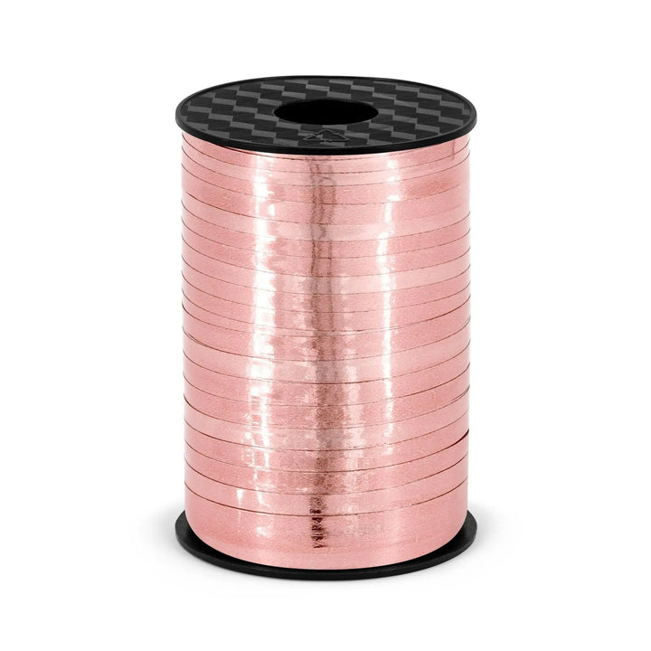 Rose Gold Ribbon - Balloon Ribbon - Curling Ribbon - Gift Wrap Ribbon - 225m - Jolie Fete UK