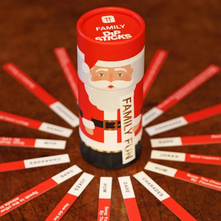 Christmas Santa Family Games - Charades - Hum That Tune - Jokes - Dares - Christmas Party Game - Family Games Night - Stocking Filler - Jolie Fete UK