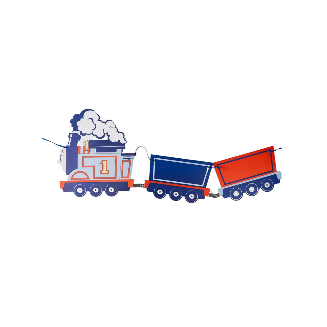 Thomas & Friends Train Banner - Train Birthday Party Decoration - Happy Birthday Banner - Toddler Birthday - Tank Engine Party Supplies - Jolie Fete UK